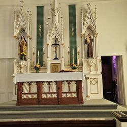 St. Teresa of Avila Church - Simple, reverent interior invites one to sit and rest