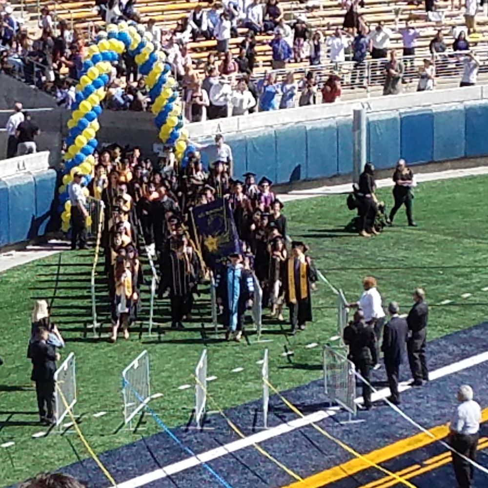 California Memorial Stadium - The graduates enter from the North tunnel - Stadiums & Arenas Near Me - Berkeley, California California Memorial Stadium - The graduates enter from the North tunnel - Stadiums & Arenas Near Me - Berkeley, California