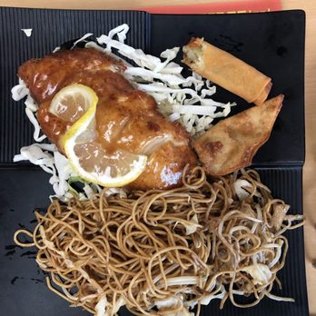 Egg Roll Express - Lemon Chicken Lunch - Chinese Near Me - Pasadena, California