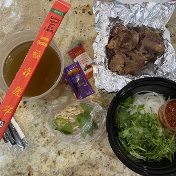 Soup Shop - My takeout pho oxtail order from 7/23/21 - Vietnamese Near Me - South Gate, California Soup Shop - My takeout pho oxtail order from 7/23/21 - Vietnamese Near Me - South Gate, California