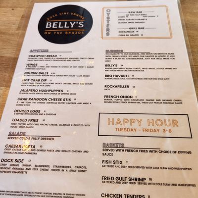 Menu photo 5 Belly’s On The Brazos Freeport, TX Menu photo 5 Belly’s On The Brazos Freeport, TX