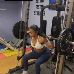 Awesome Body Sculpting - "If you're going to do a barbell squat, then do a barbell squat! My baby girl.