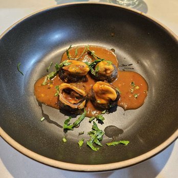 Holbox - Part of the Tasting Menu: Mejillones - Latin American Near Me - Los Angeles, California