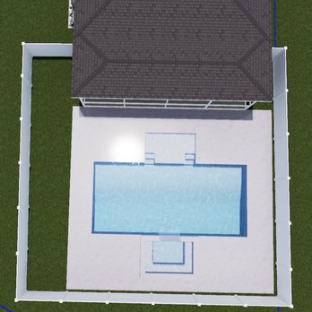 Brisa Pool - 1st rendering of our pool. Look at the quality of this design they will present to you! Phenomenal work will post our finished product. - Pool Cleaners Near Me - Boca Raton, Florida