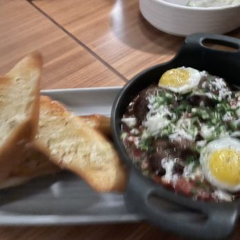 Saltbreaker - Lamb meatball shakshouka with quail eggs - Cocktail Bars Near Me - Alameda, California
