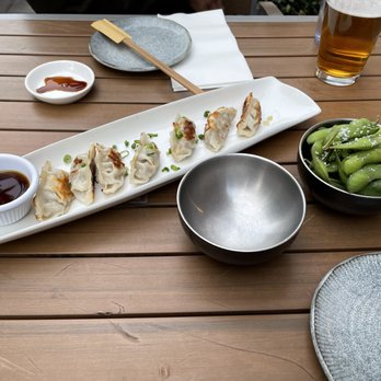 Sushi Rock - Fried dumplings  Edamame - Sushi Bars Near Me - Arlington, Virginia