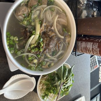 Kai Vietnamese Cuisine - Three meats Pho with Tendon added - Vietnamese Near Me - Tulsa, Oklahoma