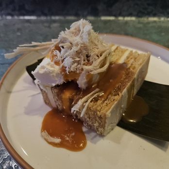 Coyote Cafe - Burnt Honey Layer Cake - New American Near Me - Santa Fe, New Mexico