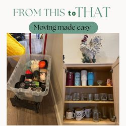 Felicia's Best! Personal Assisting - Moving can be overwhelming, but unpacking doesn't have to be! With Felicia's Best, the stress melts away.