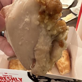 KFC - Soggy chicken, the skin just fell off. - Fast Food Near Me - Harrison, Arkansas KFC - Soggy chicken, the skin just fell off. - Fast Food Near Me - Harrison, Arkansas