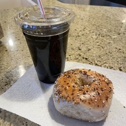 Everything Bagel with Cold Brew