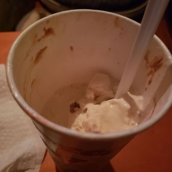 Charcoal Pit - This was the Highlander Sundae I received tonight - HUGE disappointment! - Burgers Near Me - Wilmington, Delaware Charcoal Pit - This was the Highlander Sundae I received tonight - HUGE disappointment! - Burgers Near Me - Wilmington, Delaware
