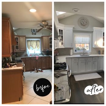 Bob's Furniture Restorations - Refinished kitchen makeover - Furniture Repair Near Me - Deer Park, New York Bob's Furniture Restorations - Refinished kitchen makeover - Furniture Repair Near Me - Deer Park, New York