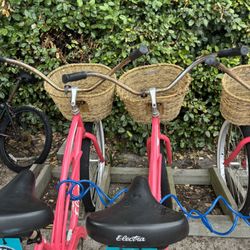 Coastal Urge - A close up view of rental bikes from Coastal Urge.