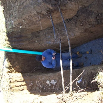 Frank's Trenching - gravel bed for line running out to street. - Plumbing Near Me - Omaha, Nebraska