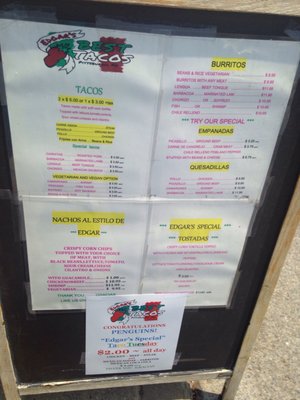 Menu photo 5 Edgar's Best Tacos Pittsburgh, PA Menu photo 5 Edgar's Best Tacos Pittsburgh, PA