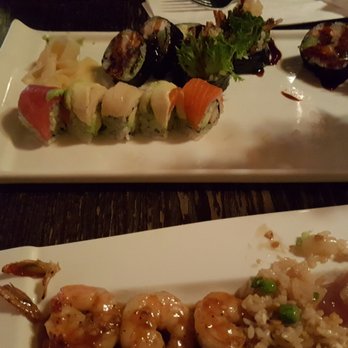 Okinii - Sushi...rainbow roll and salmon and shrimp tempura. - Sushi Bars Near Me - New York, New York Okinii - Sushi...rainbow roll and salmon and shrimp tempura. - Sushi Bars Near Me - New York, New York