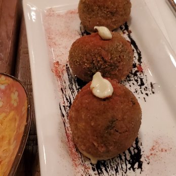 La Paloma - Squid Ink Croquetas ($30/pc) - Spanish Near Me - Hong Kong, HK