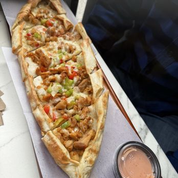 Miss Cafe - Chicken Pide - Turkish Near Me - Seattle, Washington Miss Cafe - Chicken Pide - Turkish Near Me - Seattle, Washington