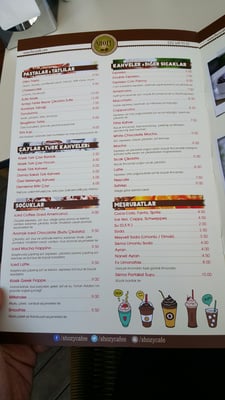 Menu photo 4 Shozy Cafe Istanbul, 34 Menu photo 4 Shozy Cafe Istanbul, 34