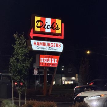Dick's Drive-In - Sign - Burgers Near Me - Everett, Washington