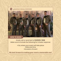 Mariachi Gallos de oro - El entusiasmo es nuestra tarjeta de presentación