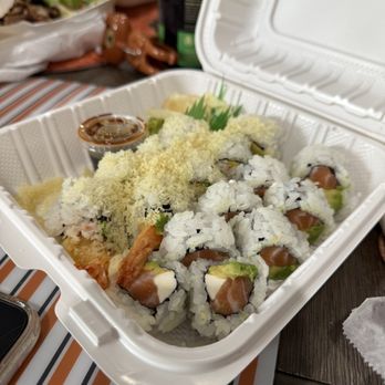 Roll & Grill - Philadelphia Roll and Crunch Roll - Japanese Near Me - Fullerton, California
