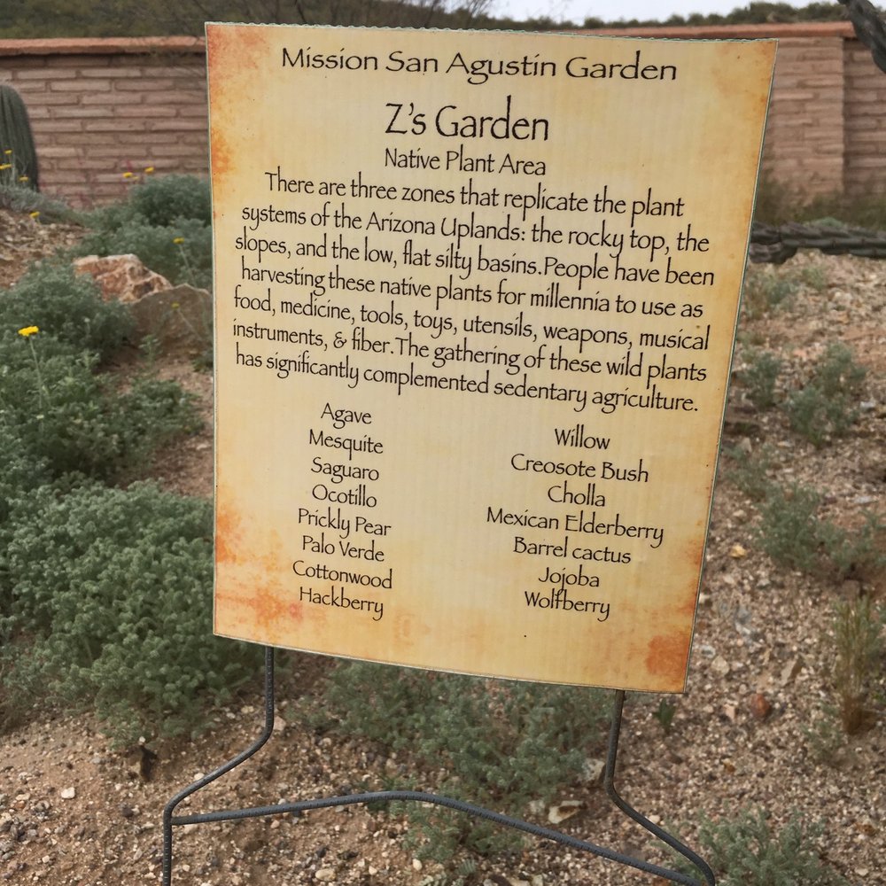 Mission Garden - Plaques - Parks Near Me - Tucson, Arizona Mission Garden - Plaques - Parks Near Me - Tucson, Arizona