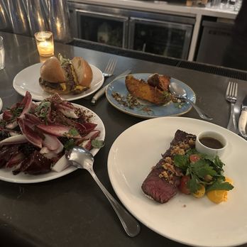 Launderette - Beet salad, steak, Dinner Plancha Burger Specialty, sweet potato - New American Near Me - Austin, Texas Launderette - Beet salad, steak, Dinner Plancha Burger Specialty, sweet potato - New American Near Me - Austin, Texas