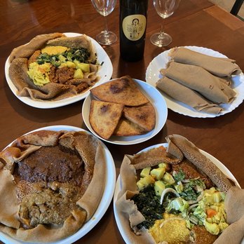 Tana Ethiopian Restaurant - To-go order, plated at home by me! - Ethiopian Near Me - Anaheim, California Tana Ethiopian Restaurant - To-go order, plated at home by me! - Ethiopian Near Me - Anaheim, California