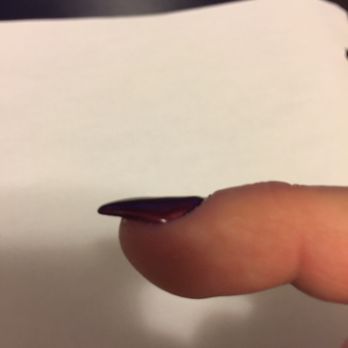 Nail Pros - Bumpy acrylic shape and color - Nail Salons Near Me - San Jose, California