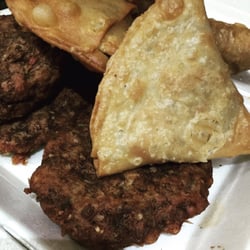 Lahore grill - #Lamb #samosa & #chicken #chapli #kebab  #foodieandfotographer #YelpEveryDamnDay