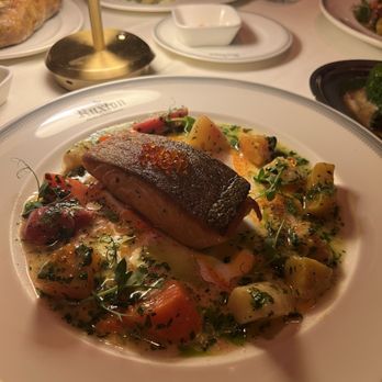 The Ruxton - Salmon, roasted vegetables, amazing sauce - Steakhouses Near Me - Baltimore, Maryland The Ruxton - Salmon, roasted vegetables, amazing sauce - Steakhouses Near Me - Baltimore, Maryland