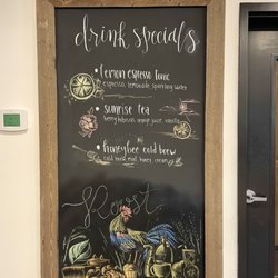 Roost Coffee & Market - Drink specials menu