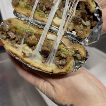 Angel's Tijuana Tacos - ig: @waydirtydiet for full video review - torta asada - Tacos Near Me - Santa Ana, California