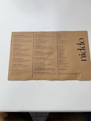 Menu photo 1 Niddo Ciudad de México, DIF Menu photo 1 Niddo Ciudad de México, DIF