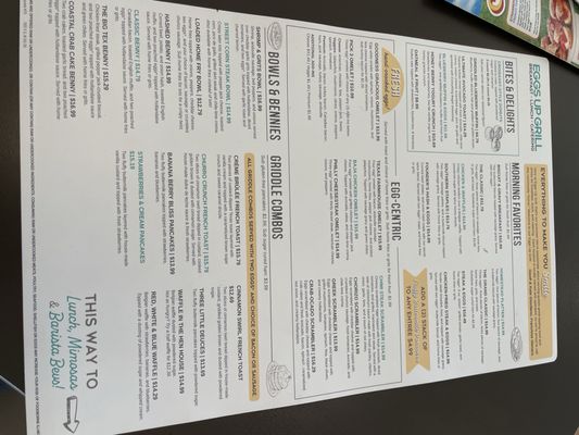 Menu photo 1 Eggs Up Grill Apopka, FL Menu photo 1 Eggs Up Grill Apopka, FL