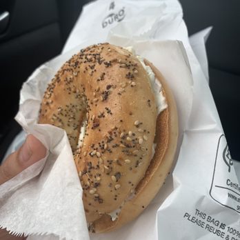 Fresh Donuts - Got a everything bagel with cream cheese - Donuts Near Me - Lebanon, Pennsylvania