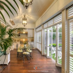 Palmetto Outdoor Spaces - We install Porch Privacy Shutters that open and close.