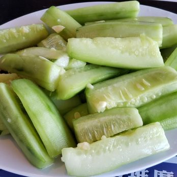 101 Noodle Express - Cucumber salad, sprinkled with "love." - Chinese Near Me - Alhambra, California