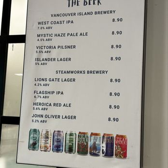 Joe & The Juice - Beer menu - Sandwiches Near Me - Richmond, British Columbia