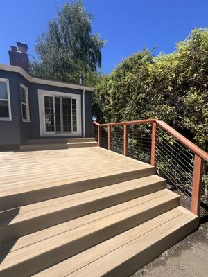 Recent Projects - Revitalize Your Deck with Bay Area Deck Restoration
Is your deck looking tired or in need of some TLC? At Bay Area Deck Restoration, we’ve been transforming outdoor spaces for over 10 years with expert deck repair, refinishing, pressure washing, sanding, staining, and painting.
🌟 Why Choose Us?
· 10+ Years of Experience: Trusted, skilled experts in deck restoration.
· Top-Rated Service: Proudly serving Oakland and surrounding Bay Area communities.
· Exceptional Quality: We deliver long-lasting results with meticulous attention to detail.
· Customer Satisfaction Guaranteed: Your happiness is our top priority.
From complete deck makeovers to simple touch-ups, we’ve got you covered. Let us bring your deck back to life!
📞 Contact us today at (510) 288-1865 for a free consultation and estimate! Recent Projects - Revitalize Your Deck with Bay Area Deck Restoration
Is your deck looking tired or in need of some TLC? At Bay Area Deck Restoration, we’ve been transforming outdoor spaces for over 10 years with expert deck repair, refinishing, pressure washing, sanding, staining, and painting.
🌟 Why Choose Us?
· 10+ Years of Experience: Trusted, skilled experts in deck restoration.
· Top-Rated Service: Proudly serving Oakland and surrounding Bay Area communities.
· Exceptional Quality: We deliver long-lasting results with meticulous attention to detail.
· Customer Satisfaction Guaranteed: Your happiness is our top priority.
From complete deck makeovers to simple touch-ups, we’ve got you covered. Let us bring your deck back to life!
📞 Contact us today at (510) 288-1865 for a free consultation and estimate!