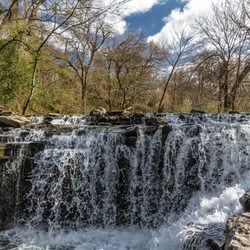 Prairie Creek Park - Prairie Creek Falls in Richardson, TX after a heavy rain. That's when the flow is at its best.