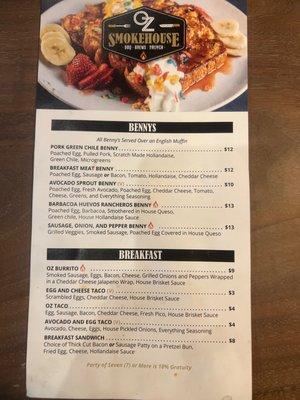 Menu photo 3 OZ Smokehouse Rogers, AR Menu photo 3 OZ Smokehouse Rogers, AR
