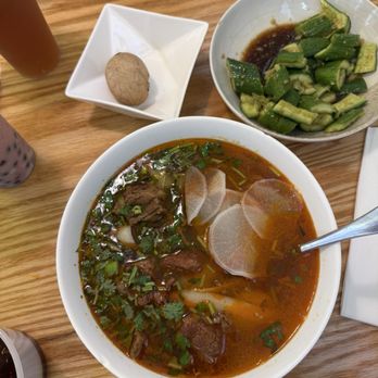 Walala Hand-Pulled Noodles - Braised beef noodles, cucumber salad - Noodles Near Me - Orlando, Florida