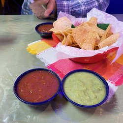 Amigo Juan Mexican Cafe - Chips and dip - complimentary.