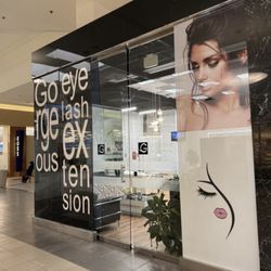 Gorgeous Lash Extensions - Storefront, adjacent to JC Penney.