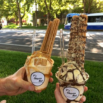 V’s Churro Bar - Cinnamon Toast Crunch! And almond blast! These are so good and only $8!! - Food Trucks Near Me - Reno, Nevada V’s Churro Bar - Cinnamon Toast Crunch! And almond blast! These are so good and only $8!! - Food Trucks Near Me - Reno, Nevada