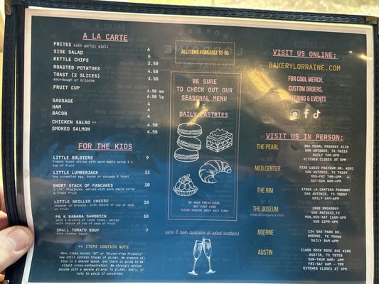 Menu photo 2 Bakery Lorraine  Boerne Boerne, TX