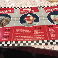 Wimpy's Diner - Cinnabites Handscoop sundaes milkshake